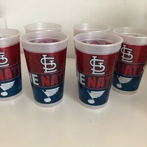 St. Louis Cardinals The Nation Red and Blue Cups Set